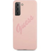 Guess GUHCS21MLSVSPI S21+ G996 pink/pink hardcase Script Vintage - (GUE001198-0)