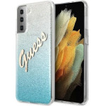 Guess GUHCS21MPCUGLSBL S21+ G996 blue/blue hardcase Glitter Gradient Script - (GUE001179-0)