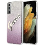 Guess GUHCS21MPCUGLSPI S21+ G996 pink/pink hardcase Glitter Gradient Script - (GUE001176-0)