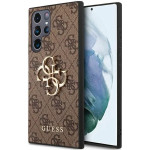 Guess GUHCS22L4GMGBR S908 S22 Ultra brazowy/brown hardcase 4G Big Metal Logo - (GUE001814-0)