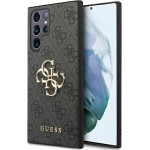 Guess GUHCS22L4GMGGR S908 S22 Ultra szary/grey hardcase 4G Big Metal Logo - (GUE001817-0)