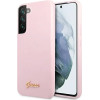 Guess GUHCS22MLSLMGLA S22+ S906 lavender/lavender hardcase Silicone Script Metal Logo - (GUE001847-0)