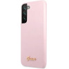 Guess GUHCS22MLSLMGLA S22+ S906 lavender/lavender hardcase Silicone Script Metal Logo - (GUE001847-0)