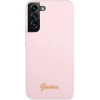 Guess GUHCS22MLSLMGLA S22+ S906 lavender/lavender hardcase Silicone Script Metal Logo - (GUE001847-0)