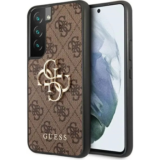 Guess GUHCS22S4GMGBR S901 S22 brazowy/brown hardcase 4G Big Metal Logo - (GUE001812-0)