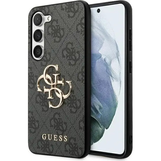 Guess GUHCS23FE4GMGGR S23 FE S711 gray/gray hardcase 4G Big Metal Logo - (GUE003435-0)