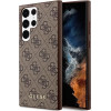 Guess GUHCS23LG4GFBR S23 Ultra S918 brown/brown hard case 4G Metal Gold Logo - (GUE002646-0)