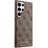 Guess GUHCS23LG4GFBR S23 Ultra S918 brown/brown hard case 4G Metal Gold Logo - (GUE002646-0)