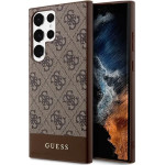 Guess GUHCS23LG4GLBR S23 Ultra S918 brown/brown hardcase 4G Stripe Collection - (GUE002616-0)