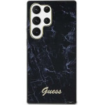 Guess GUHCS23LPCUMAK S23 Ultra S918 black/black hardcase Marble - (GUE002689-0)