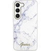 Guess GUHCS23MPCUMAH S23+ S916 white/white hardcase Marble - (GUE002691-0)