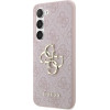 Guess GUHCS23S4GMGPI S23 S911 pink/pink hardcase 4G Big Metal Logo - (GUE002632-0)