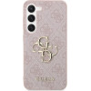 Guess GUHCS23S4GMGPI S23 S911 pink/pink hardcase 4G Big Metal Logo - (GUE002632-0)