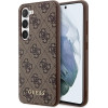 Guess GUHCS23SG4GFBR S23 S911 brown/brown hard case 4G Metal Gold Logo - (GUE002644-0)