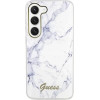Guess GUHCS23SPCUMAH S23 S911 white/white hardcase Marble - (GUE002690-0)