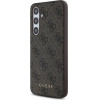Guess GUHCS24FEG4GFBR S24 FE S721 brown/brown hardcase 4G Metal Gold Logo - (GUE004201-0)