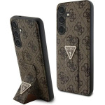 Guess GUHCS24SPGS4TDW S24 S921 brown/brown hardcase Grip Stand 4G Triangle Strass - (GUE003621-0)