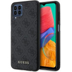 Guess GUHCSM33G4GFGR M33 5G M336 grey/grey hard case 4G Metal Gold Logo - (GUE002664-0)