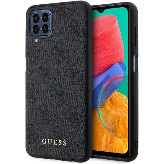 Guess GUHCSM33G4GFGR M33 5G M336 grey/grey hard case 4G Metal Gold Logo - (GUE002664-0)