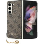 Guess GUHCZFD5GF4GBR F946 Z Fold5 brown/brown hardcase 4G Charms Collection - (GUE003026-0)