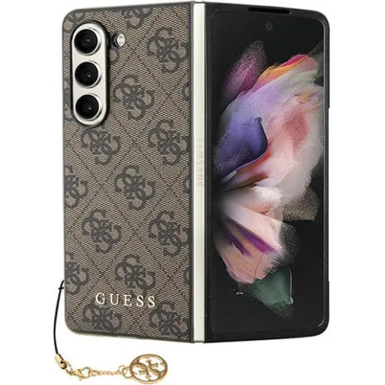 Guess GUHCZFD5GF4GBR F946 Z Fold5 brown/brown hardcase 4G Charms Collection - (GUE003026-0)