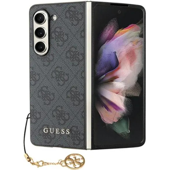 Guess GUHCZFD5GF4GGR F946 Z Fold5 gray/gray hardcase 4G Charms Collection - (GUE003027-0)