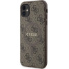 Guess GUHMN61G4GFRW iPhone 11 6.1'' / Xr brown/brown hardcase 4G Collection Leather Metal Logo MagSafe - (GUE003467-0)