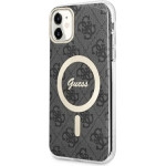 Guess GUHMN61H4STK iPhone 11 6.1'' black/black hardcase 4G MagSafe - (GUE002809-0)