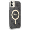 Guess GUHMN61H4STK iPhone 11 6.1'' black/black hardcase 4G MagSafe - (GUE002809-0)