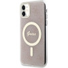 Guess GUHMN61H4STP iPhone 11 6.1'' pink/pink hardcase 4G MagSafe - (GUE002815-0)