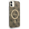 Guess GUHMN61H4STW iPhone 11 6.1'' brown/brown hardcase 4G MagSafe - (GUE002812-0)
