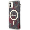 Guess GUHMN61HCFWSA iPhone 11 / Xr 6.1'' green/khaki hardcase Flower MagSafe - (GUE002931-0)