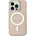Guess GUHMN61HCMCGP iPhone 11 / Xr 6.1'' pink/pink hardcase Glitter Gold MagSafe - (GUE002928-0)