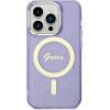 Guess GUHMN61HCMCGU iPhone 11 / Xr 6.1'' purple/purple hardcase Glitter Gold MagSafe - (GUE002927-0)