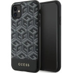 Guess GUHMN61HGCFSEK iPhone 11 / Xr 6.1'' black/black hardcase GCube Stripes MagSafe - (GUE002929-0)