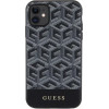 Guess GUHMN61HGCFSEK iPhone 11 / Xr 6.1'' black/black hardcase GCube Stripes MagSafe - (GUE002929-0)
