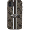 Guess GUHMN61P4RPSW iPhone 11 / Xr brown/brown hardcase 4G Printed Stripes MagSafe - (GUE002833-0)