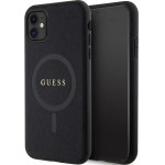 Guess GUHMN61PSAHMCK case for iPhone 11 / Xr - black Saffiano MagSafe - (GUE003010-0)