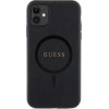 Guess GUHMN61PSAHMCK case for iPhone 11 / Xr - black Saffiano MagSafe - (GUE003010-0)