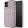 Guess GUHMN61PSAHMCP case for iPhone 11 / Xr - pink Saffiano MagSafe - (GUE003045-0)