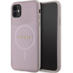 Guess GUHMN61PSAHMCP case for iPhone 11 / Xr - pink Saffiano MagSafe - (GUE003045-0)