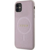 Guess GUHMN61PSAHMCP case for iPhone 11 / Xr - pink Saffiano MagSafe - (GUE003045-0)