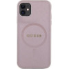 Guess GUHMN61PSAHMCP case for iPhone 11 / Xr - pink Saffiano MagSafe - (GUE003045-0)