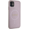 Guess GUHMN61PSAHMCP case for iPhone 11 / Xr - pink Saffiano MagSafe - (GUE003045-0)