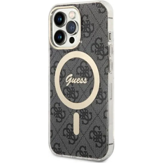 Guess GUHMP13LH4STK iPhone 13 Pro / 13 6.1'' black/black hardcase 4G MagSafe - (GUE002810-0)