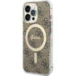 Guess GUHMP13LH4STW iPhone 13 Pro / 13 6.1'' brown/brown hardcase 4G MagSafe - (GUE002813-0)