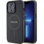 Guess GUHMP13LPSAHMCK case for iPhone 13 Pro / 13 - black Saffiano MagSafe - (GUE003011-0)