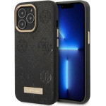 Guess GUHMP13LSAPSTK iPhone 13 Pro / 13 6.1 black/black hardcase Peony Logo Plate MagSafe - (GUE002528-0)
