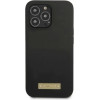 Guess GUHMP13LSPLK iPhone 13 Pro / 13 6.1 black/black hard case Silicone Logo Plate MagSafe - (GUE002486-0)