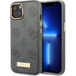 Guess GUHMP13MSAPSTG iPhone 13 6.1 grey/grey hardcase Peony Logo Plate MagSafe - (GUE002533-0)